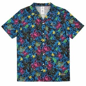Disney Stitch Neon Summer Shirt for Adults, Lilo & Stitch Size S